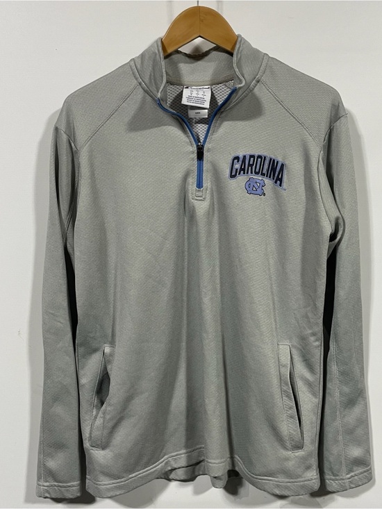 Champion Other - Champion Light Gray Carolina 1/4 Zip Pullover with Navy Logo